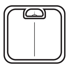 Gym icon. weight scale icon.
