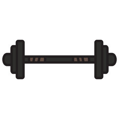 Gym icon. dumbbell color icon