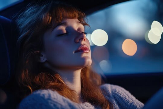 Cinematic twilight image raises awareness of drowsy driving
