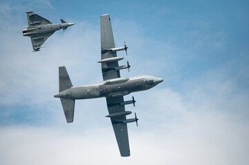 airplane in the sky