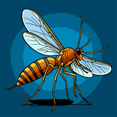 illustration of small insects