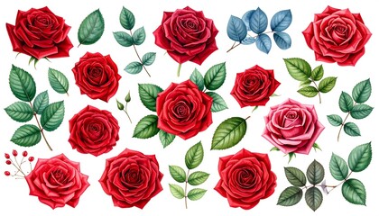 Floral design of red and pink roses
