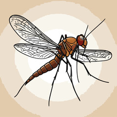 illustration of small insects
