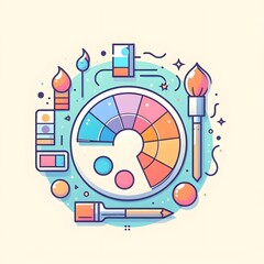 Color palette icon
