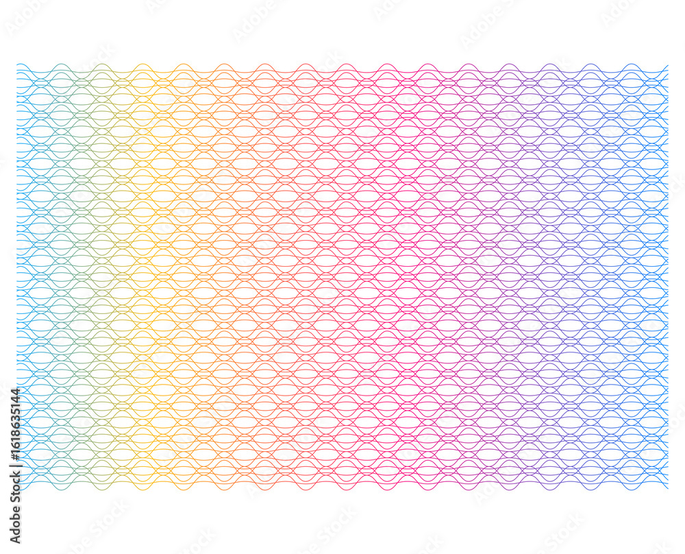 Wall mural design elements. wave of many sparkling lines. abstract vertical glow wavy stripes on a white backgr