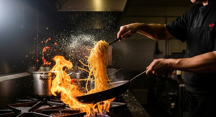 Server Crash: Digital Emergency Response. a chaotic scene in what appears to be a server room or data center during a system failure or crash. 