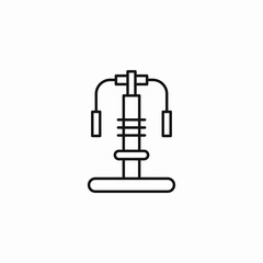cable crossover machine icon sign vector