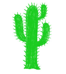 cactus plant doodle drawing 