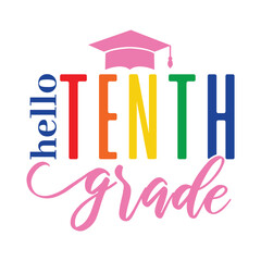 Hello School Svg Design
