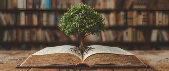  an open book with a tree growing out of its center, symbolizing knowledge and growth (3).jpg, an open book with a tree growing out of its center, symbolizing knowledge and growth 