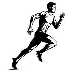 Run Running Runner Marathon Vector