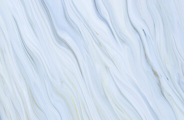 Marble rock texture blue ink pattern liquid swirl paint white dark that is Illustration background for do ceramic counter tile silver gray that is abstract waves skin wall luxurious art ideas concept.