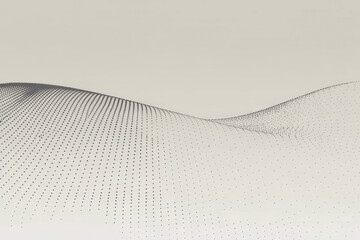 Abstract dotted wave pattern dots grey