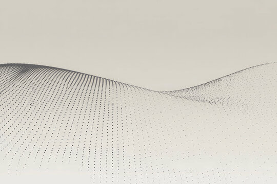 Abstract dotted wave pattern dots grey