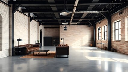 White indoor wall with square architectural frame, soft natural lighting, and clean background perfect for branding, product display, or design showcase