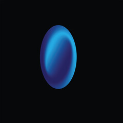 egg on black background
