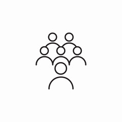 group people community icon sign vector