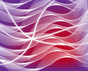 Abstract purple waves background 