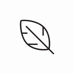 single green leaf icon sign vector