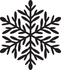 Obraz premium Christmas Snowflake Vector Art, Snowflake Icon