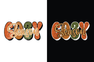 Cozy Season Illustration: This cozy season, the text is rendered in an inviting design, perfect for a vintage aesthetic, conveying warmth and comfort.