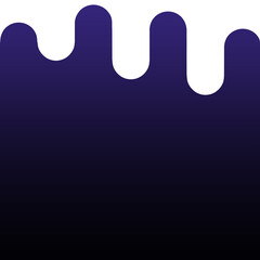 正方形背景　手描き素材　シンプルなベクター風のダークな雰囲気のどんより垂れる感情　抽象背景イラスト