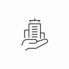 building insurance icon sign vector