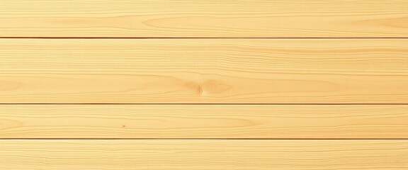 Fototapeta premium Seamless light wood texture, horizontal grain, warm beige & brown tones, light brown wood, horizontal