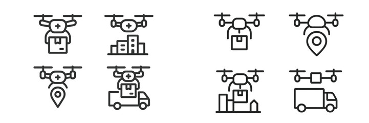 Delivery drones are transforming logistics and transportation methods in urban areas and remote locations