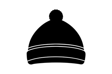 Fototapeta premium Cute woolen winter hat vector for cozy fashion themes