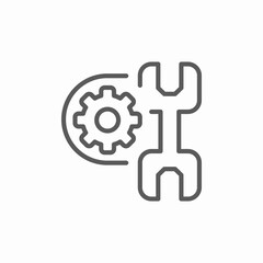 system optimization icon sign vector