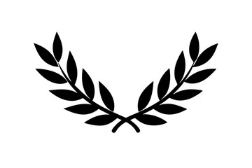 Fototapeta premium Minimalist Olive Branch Illustration for Jewish Holiday Design