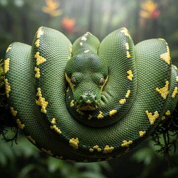 green snake