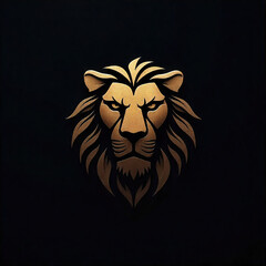 Obraz premium abstrack logo lion head vector illustration