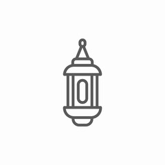hanging lamp icon sign vector