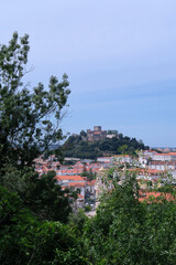 Leiria, Portugal. Leiria Castle was built in a dominant position to the north, overlooking the town and the River Lis. © Andreia