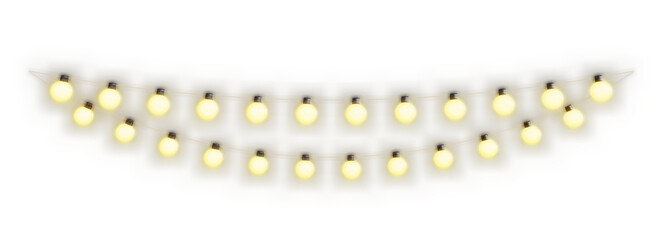 String of Warm Decorative Party Lights