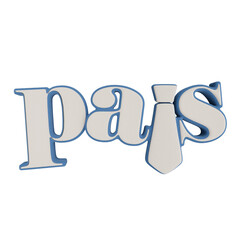 Lettering dia dos Pais em Português