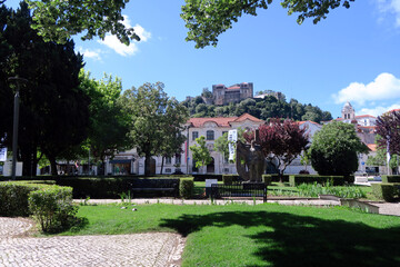 Leiria, Portugal. Leiria Castle was built in a dominant position to the north, overlooking the town and the River Lis. © Andreia