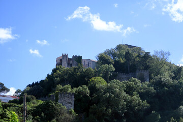 Leiria, Portugal. Leiria Castle was built in a dominant position to the north, overlooking the town and the River Lis. © Andreia