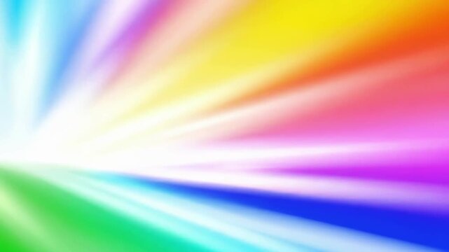 Abstract rainbow gradient background with smooth transitions, vibrant spectrum blend from blue to yellow, pink and green hues, colorful artistic design texture.