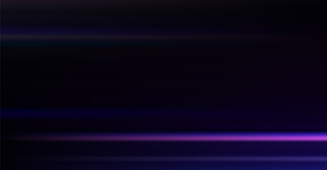 Deep black backdrop showcasing blurry, neon-like purple and blue horizontal light streaks, creating an atmosphere of modern digital aesthetics and subtle illuminated effects