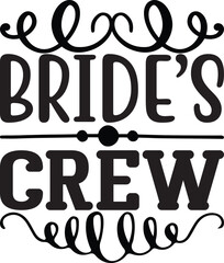 Brides Crew Bachelorette Party Graphic SVG