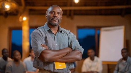 Expert facilitator guiding productive dialogue sessions in community conflict workshops.