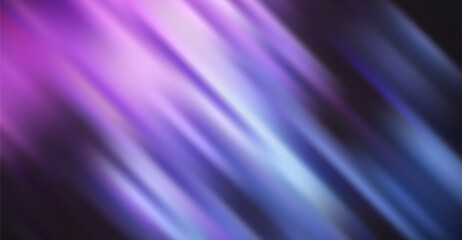 This image showcases dynamic diagonal bands of luminous colors transitioning from soft lavender to cool blues, creating a dreamy, ethereal backdrop with a sense of blurred motion