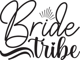 Bride Tribe Bachelorette Group SVG Design