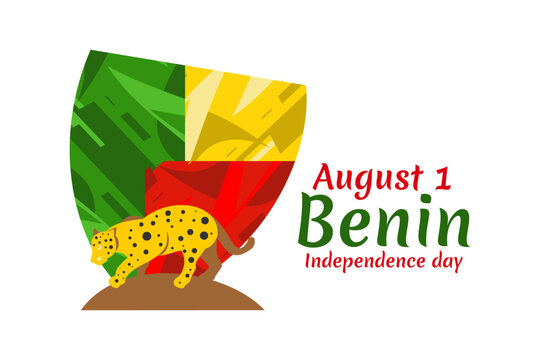 August 1, Independence day of Benin vector illustration. Suitable for greeting card, poster and banner. - Powered by Adobe