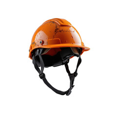 Construction Helmet Safety Practices Construction Site Image Outdoor Close-Up Individual Protection Concepts