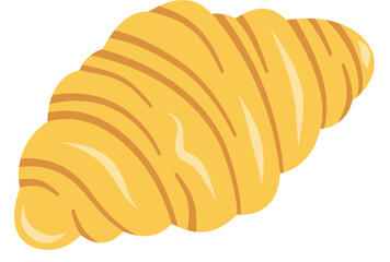 Vector illustration of assorted croissants with various toppings, perfect for bakery design, food icons, menu graphics, and pastry decorations.