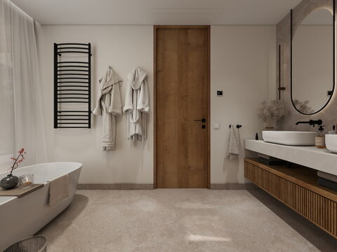 BA&Ntilde;O DE CASA DE LUJO MODERNA Y CONTEMPORANEA